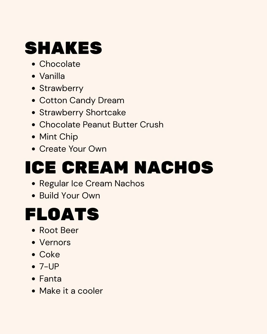 Mack menu page 1
